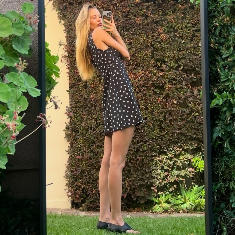 Ciao Lucia Manolo Polka Dot Mini Dress - Picture 4 of 9